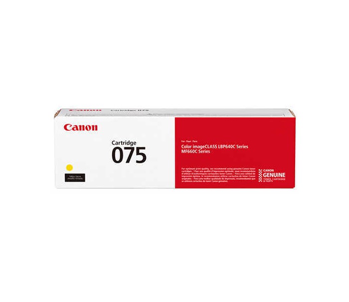 Canon CRG-075 6362C001 Sarı Orijinal Toner