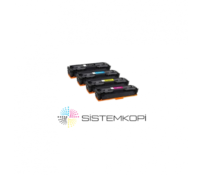 Hp 207X Muadil Toner Seti M255dw-M283fdw-M283cdw Yüksek Kapasiteli Chipli Muadil Toner