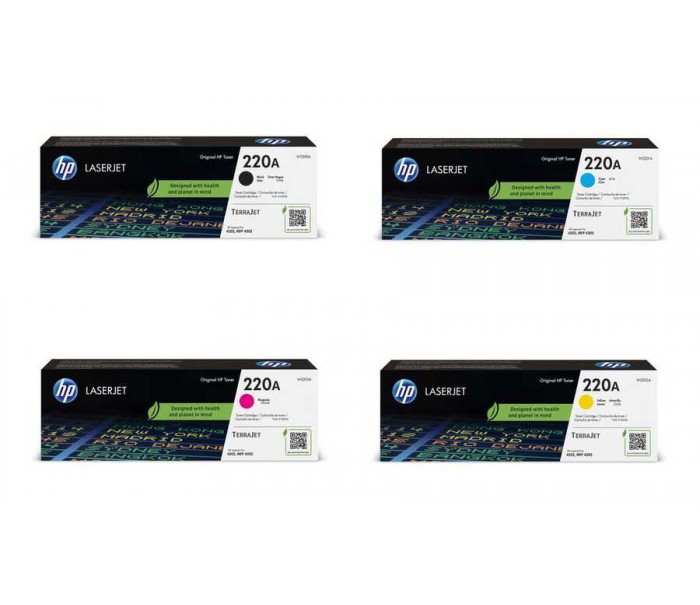 HP 220A Orijinal Toner Seti HP Colour LaserJet Pro MFP 4303fdw Uyumlu