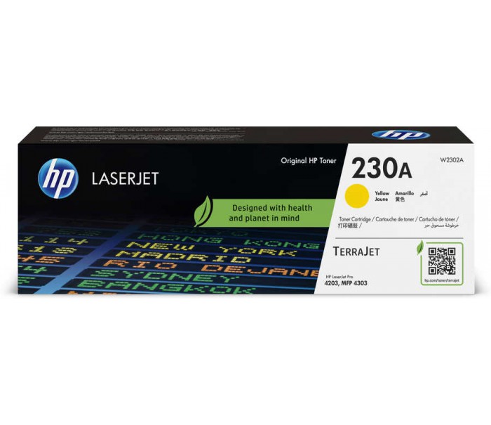 HP W2302A (230A) Sarı Orjinal Toner - LaserJet Pro 4203dn