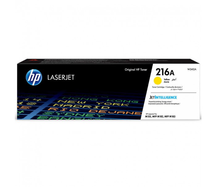 HP W2412A (216A) Sarı Orjinal Toner - LaserJet M182n / M183fw (T13106)